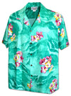 Hibiscus Ocean Waves Men's Shirt