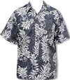 Mini Tahitan Men's Placket Reverse Aloha Shirt