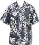 Mini Tahitan Men's Placket Reverse Aloha Shirt