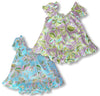 Modern Flower Puff Sleeve 2pc