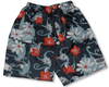 Modern Hibiscus Men's Nylon Swim Shorts