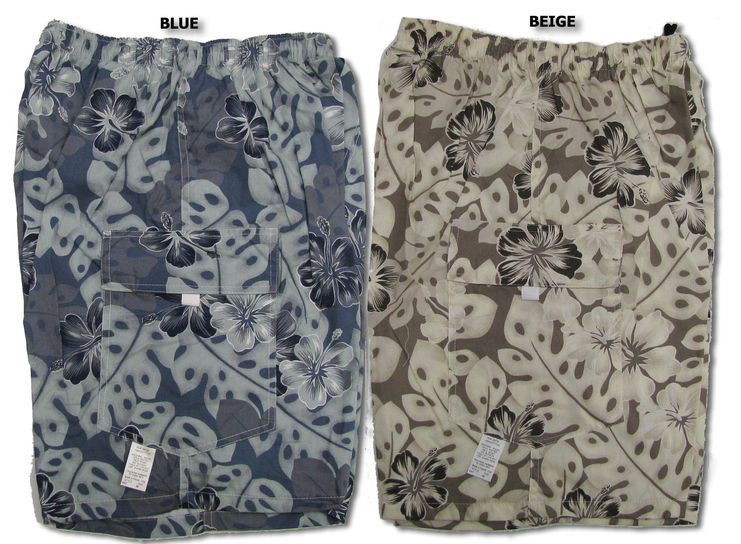 Monstera Montage Men's peached Cargo Shorts