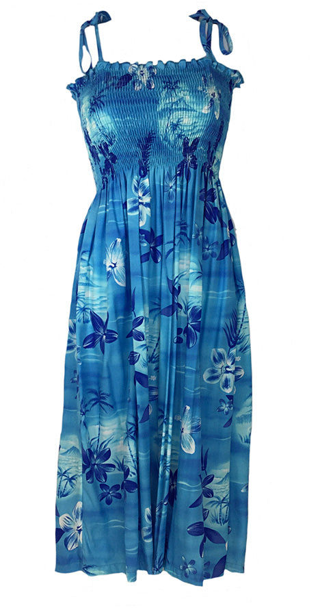 Moonlight Scenic Short Smocked Dress