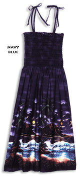 Moonlight Surf Smocked Tube Dress