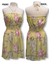 Orchid Corsage Elastic Waist