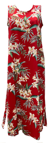 Orchid Ginger Keyhole Back Slit Tank