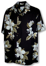 Orchid White Flower Zepher Men's Shirt