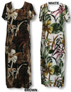 Oriental Watercolor Dress with Pockets