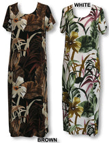 Oriental Watercolor Dress with Pockets