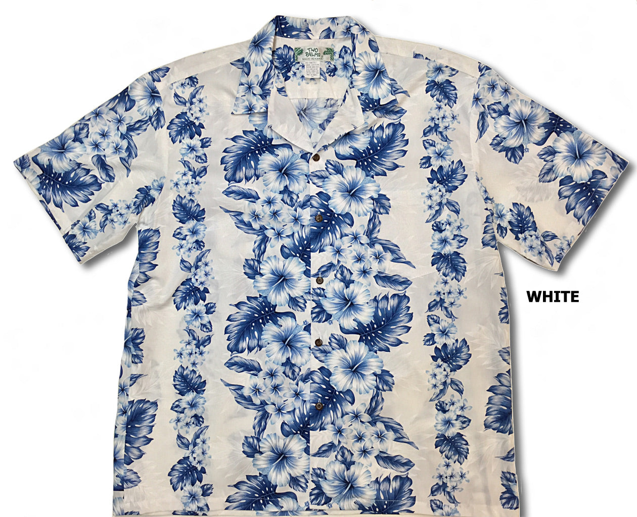 Pacific Hibiscus Panel men's Hawaiian shirt