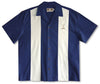 Canoe Paddles Embroidered Bowling Shirt