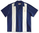 Canoe Paddles Embroidered Bowling Shirt