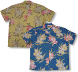 Paradise Orchid Corsage men's Hawaiian shirt
