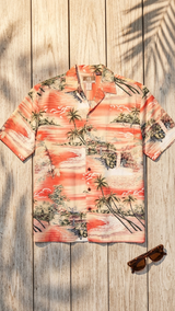 Paradise Island Surf Mens Shirt Matching Family — Men's Rayon Shirts — RJC