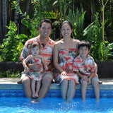Paradise Island Surf Women's Hawaiian Smocked Dress