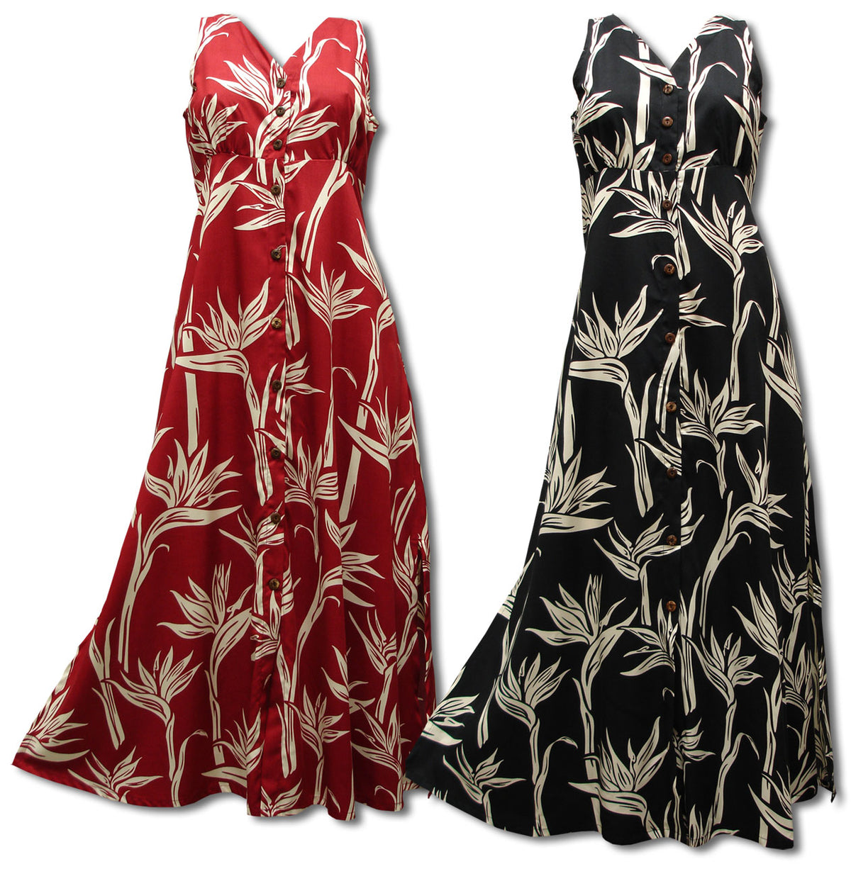 Pareau Paradise BOP Button Front Long Tank