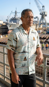 Pearl Harbor Remembered Dec 7th 1941 shirt — Men's Rayon Shirts — RJC (view 3)