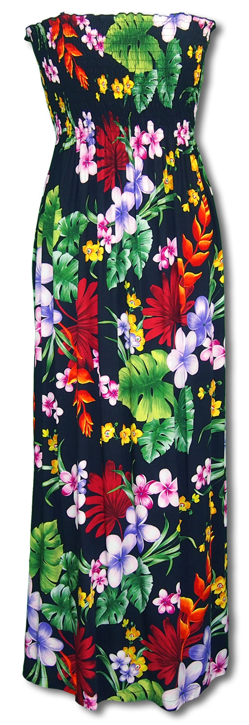Phantasmagorial Floral Long Smocked Dress