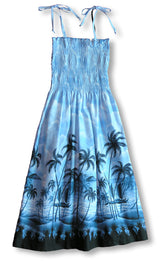 Pineapples View Smocked Tube Dress