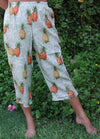 Pineapple Tropic Cropped Capris