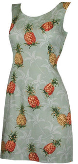 Pineapple Tropic XS Bodycon Mini Tank