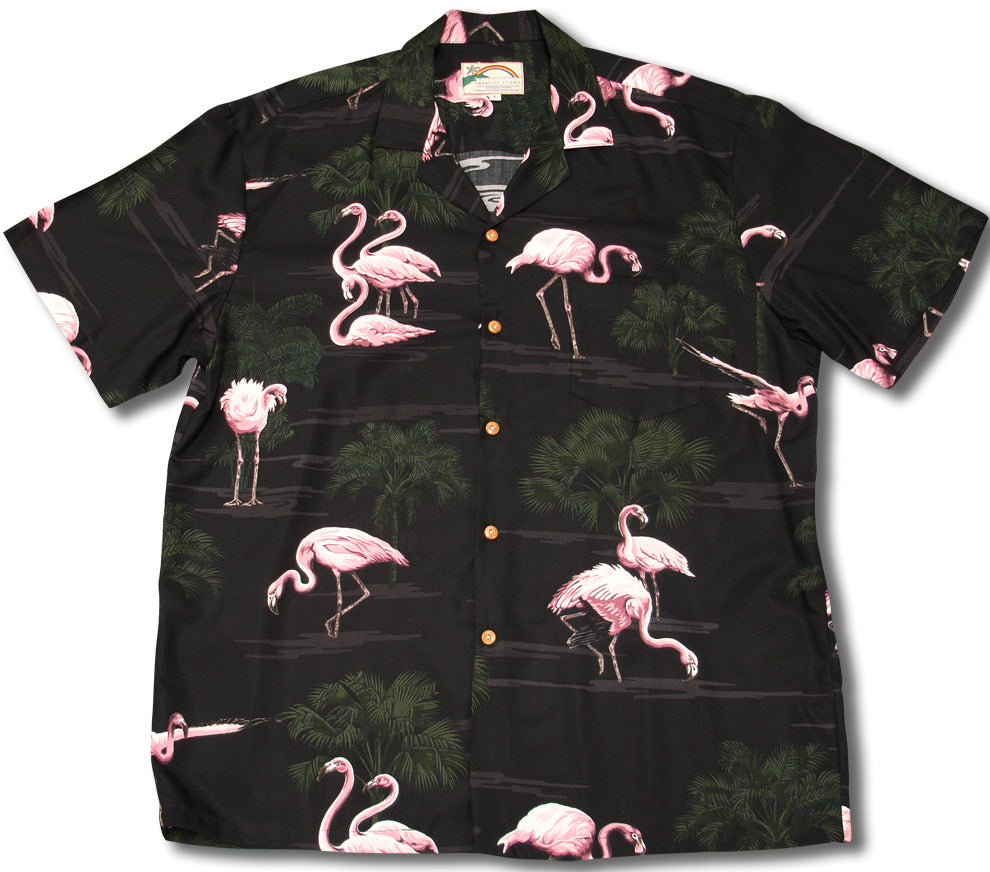Pink Flamingo 16 men's paradise found shirt