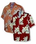 Plumeria Hibiscus Feather Fern Women's Capri Pants