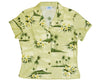 CLOSEOUT JUNIOR Plumeria Island petite fitted shirt