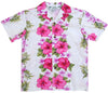Plumeria Panel Boy's Cotton Shirt