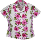 Plumeria Panels women�s fitted cotton