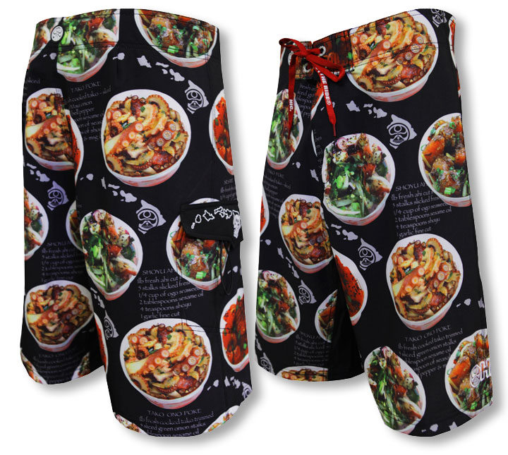 22" Poke Party HIC 8 Way Stretch Boardshorts