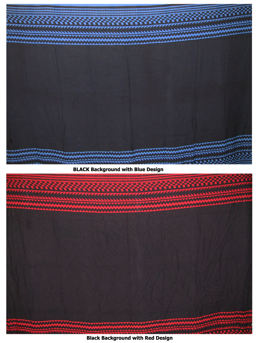 Polynesian Border Design Rayon Sarong Cover-Up