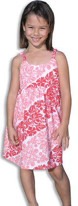 Polynesian Floral Girl's Bungee Dress
