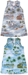Polynesian Island Girl's Key Hole Short Tank