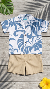 Delicate Tropical Boy's 2pc Set — Boys Cabana Sets — RJC (view 8)