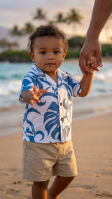 Delicate Tropical Boy's 2pc Set — Boys Cabana Sets — RJC