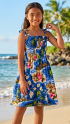 Hibiscus Hawaiian Islands Girls Smocked Dress — Girls Dresses — MauiShirts