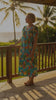 RJC Women's Rainbow Plumeria Muumuu Dress