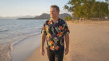Bird of Paradise Plumeria Men's Shirt — Men's Cotton Shirts — Pacific Legend