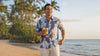 Magnificent Monstera Businessman's Reverse Cotton — Men's Reverse Print Shirts — MauiShirts