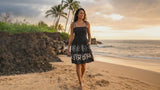 Hibiscus Bottom Band Smocked Tube Dress — Women's Sun Dresses — MauiShirts