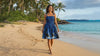 Moonlight Surf Smocked Tube Dress — Women's Sun Dresses — MauiShirts