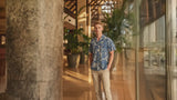 Hawaiian Woodcut II Men's Shirt — Men's Cotton Shirts — RJC