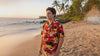 Brilliant Hawaiian Island Sunset Men's — Hawaiian Apparel — Pacific Legend