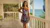 Jungle Bird Empire Fit Princess Flared — Women's Empire Waist Dresses — Paradise Found