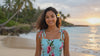 Plumeria Bamboo Panel Smocked Tube Dress — Women's Sun Dresses — MauiShirts