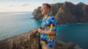 Brilliant Hawaiian Island Sunset Men's — Hawaiian Apparel — Pacific Legend