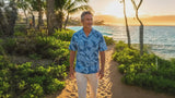 Hala Pineapples Aloha Men Shirt — Men's Rayon Shirts — RJC