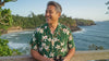 Paradise Found Men's Star Orchid Tom Selleck Magnum PI Hawaiian Shirt