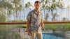 Woodcut Hawaiian Businessman's Reverse Shirt — Men's Reverse Print Shirts — RJC